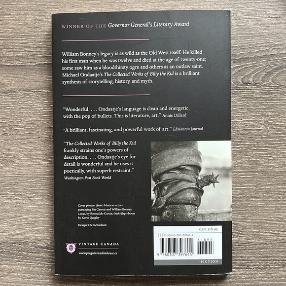 The Collected Works of Billy the Kid by Michael Ondaatje - Picture 2 of 2